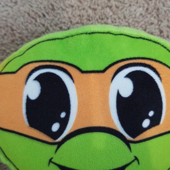 Viacom Teenage Mutant Nina Turtles TMNT Plush Toy Michelangelo Figure 8" - Picture 2 of 7